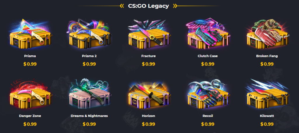 CS:GO Legacy Cases