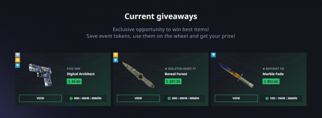 Hellcase Daily giveaway