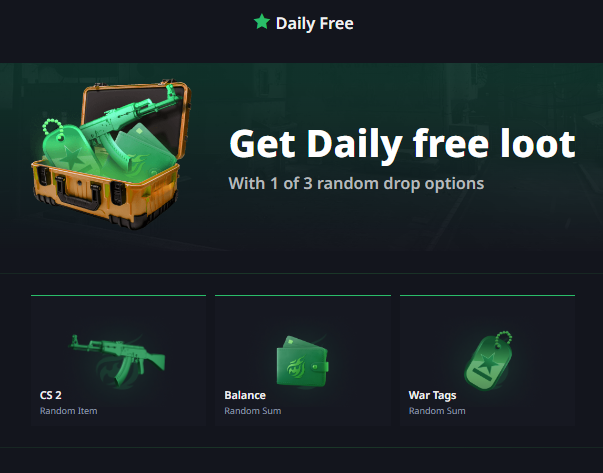 Hellcase Daily Bonus